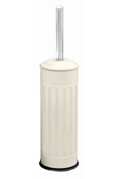 coverest Toaletă din inox - Set de perii pentru toaletă (crem) Modernă o singură dimensiune