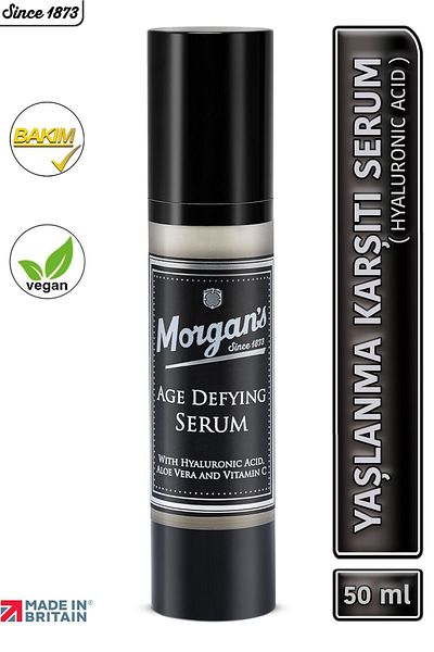 Morgan's Pomade Anti-Aging Age Defying Serum - 50ml Moisturizing Skin Care Serum