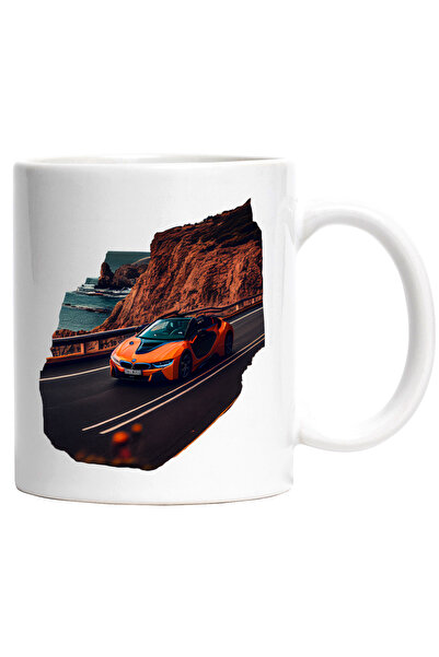 StoryGift Romania Cana Cu Masina Sport, Peisaj, Drum, Apa, Munte, Multicolor ...