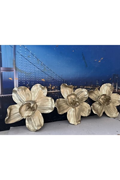 busraconcept Set de 3 flori de perete orhidee 21x21cm Pictură