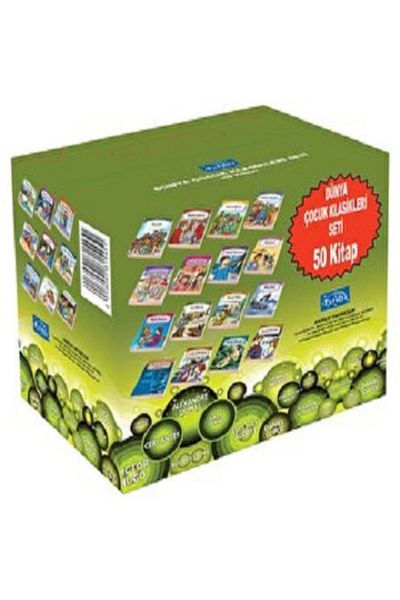 Parıltı Yayınları Glitter World Children's Classics Set Boxed 50 Books - Commission Glitter World Children's Classics Set K