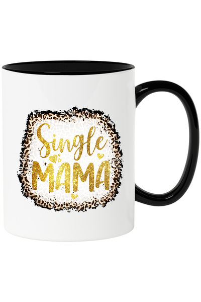 StoryGift Romania Cana cu mesajul "Single Mama", ilustratie, mama, singura, a...