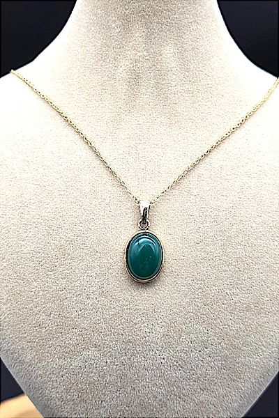 NBS Beautiful Naturel Stones Copper Agate Necklace Trend Pure Copper (Plated Chain) (Gift, Daily, Special Occasions)