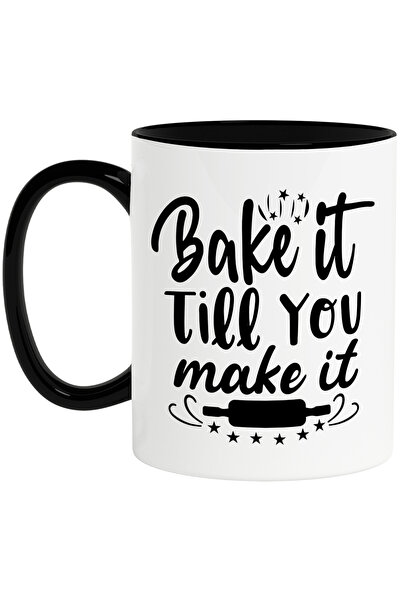 StoryGift Romania Cana pentru cele pasionate de gatit cu mesajul "Bake it til...