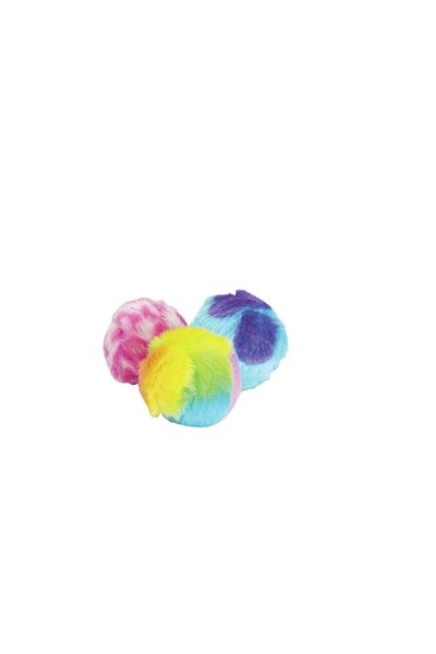 Camon Colorful Fabric Balls with Rattle 3 cm