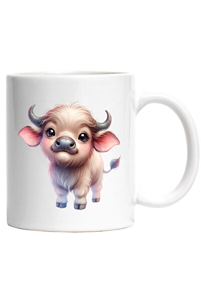 StoryGift Romania Cana cu un tauras | copilarie | grija | parinti | cuminte | se uita curios | ani, Cu Maner Alb