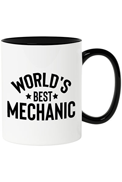StoryGift Romania Cana pentru cel mai bun mecanic din lume cu Maner Negru, Cu...