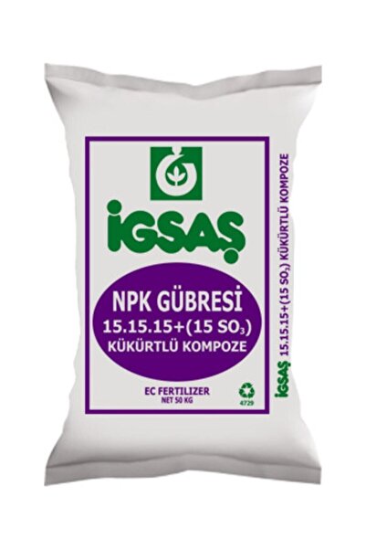 İGSAŞ İgsaş 15‑15‑15 – 50 kg | Dengeli Npk Taban Gübresi