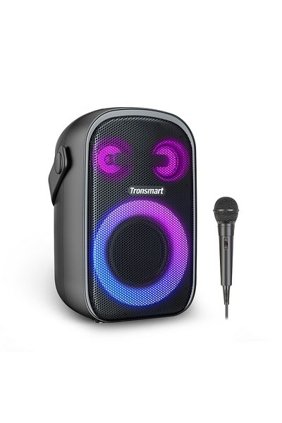 Tronsmart مكبر صوت محمول للحفلات بتقنية البلوتوث من ترونسمارت هالو 110، نظام ميكروفون كاريوكي، مقاوم للماء IPX6، وقت تشغيل يصل إلى 18 ساعة