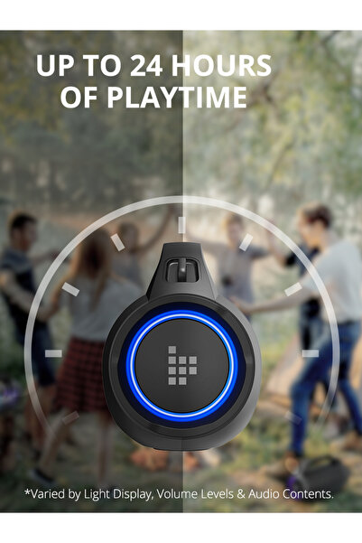 Tronsmart مكبر صوت محمول بتقنية البلوتوث من ترونسمارت بانج إس إي، 40 وات، ستيريو لاسلكي، مقاوم للماء IPX6، يدوم 24 ساعة، مع بنك طاقة