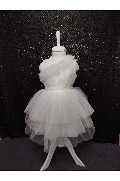 BONİTA Tek Omuzlu Taş Detaylı Tüllü Çocuk Abiye