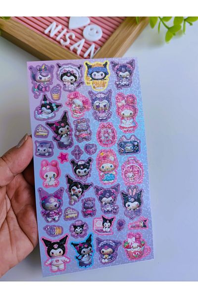 Nisankids Kuromi Holographic Sticker 1 Piece