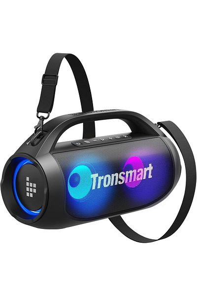 Tronsmart مكبر صوت محمول بتقنية البلوتوث من ترونسمارت بانج إس إي، 40 وات، ستيريو لاسلكي، مقاوم للماء IPX6، يدوم 24 ساعة، مع بنك طاقة
