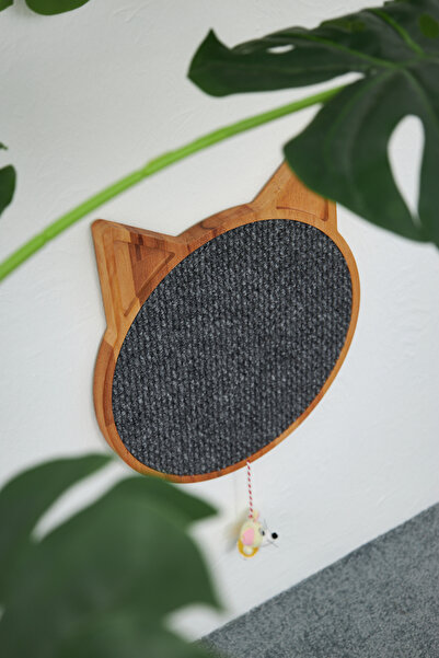 ESLENTA Wooden Wall Mounted - Round Cat Scratching Board