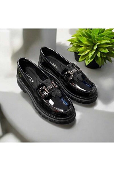 Desimod حذاء نسائي كاجوال مصنوع من الجلد باللون الأسود