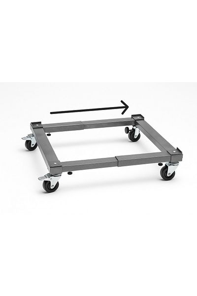 ALMUFARREJ Adjustable Refrigerator Stand Silver 95x95cm