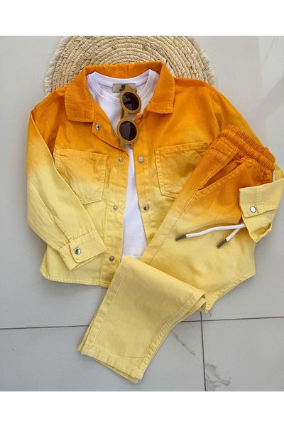 KOKOŞ BEBEK Jeans Jacket 3 Piece Set
