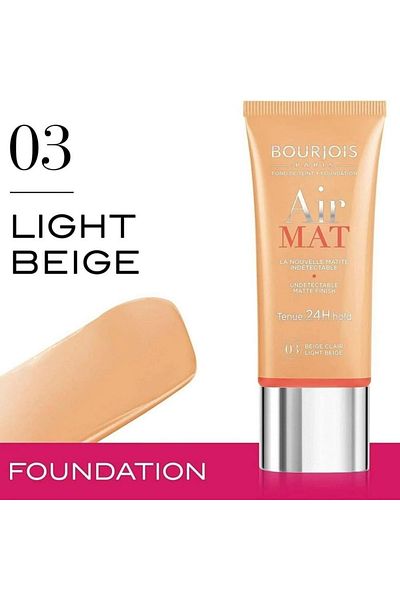 Bourjois Boujois Air Mat La Novelle Matte Foundation 03 Light Beige