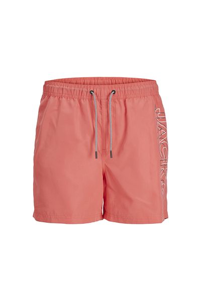 Jack & Jones Ανδρικό σορτς με λογότυπο Quick-Drying Polyster Κατάλληλο για χρήση στην παραλία και στη θάλασσα 12253118-44416