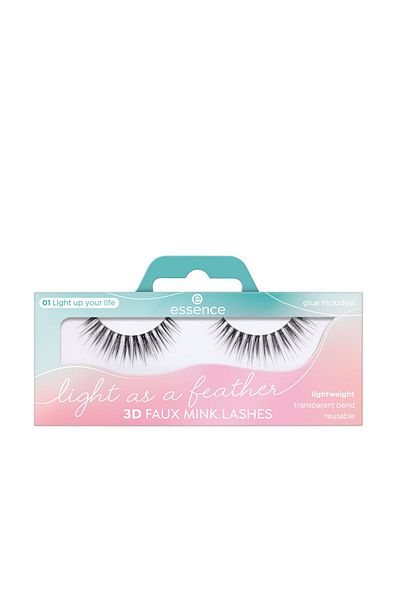 Essence Federleicht 3d Synthetic Vision Eyelashes #01 1 Stk