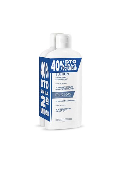 Ducray Elucion Ausgleichendes Anti-Schuppen-Shampoo-Duo 2 X Ducray 400 ml