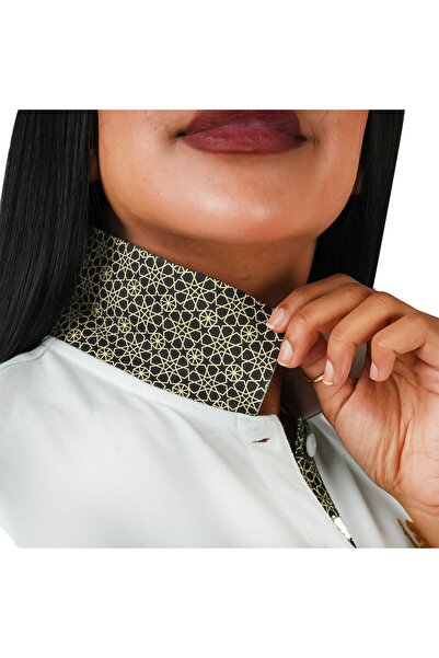 Giordano Women's Cotton Lycra 3D Lion Embroidery Polo