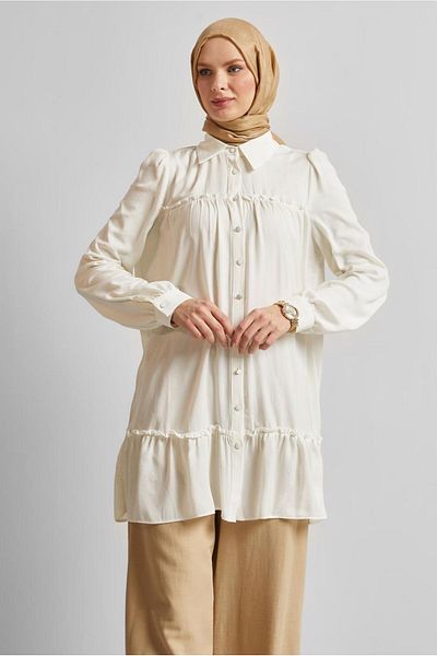 Alvina Shirt Collar Tunic 45351