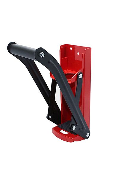 PGY Red Can Crushers for Recycling 16 oz Heavy Duty Metal Can Crusher Wall Mounted Soda & Beer Can Smash