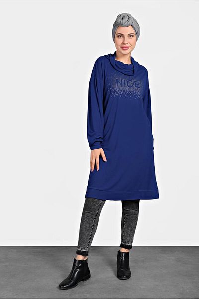 Alvina Stone Printed Ankle Tunic 40389