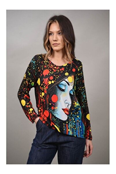 FASHIONLAND ΖΕΝ ΕΚΛΕΙΠΤΙΚΗ ΜΠΛΟΥΖΑ ΜΕ ΜΑΚΡΥ ΜΑΝΙΚΙ ΜΕ ΑΠΑΛΗ ΜΕΣΗ, ΜΟΝΑΔΙΚΗ, Π...