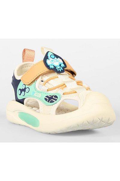 Vicco Rocket First Step Baby Orthopedic Lighted Children's Sports Sandals Beige