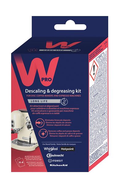 Whirlpool Espresso machine cleaning, descaling and degreasing kit C00859352 WPRO Whirlpool 488000859352 Original