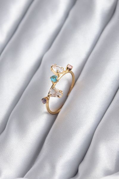 Skygo Ring - Multicolor - Natural Stone
