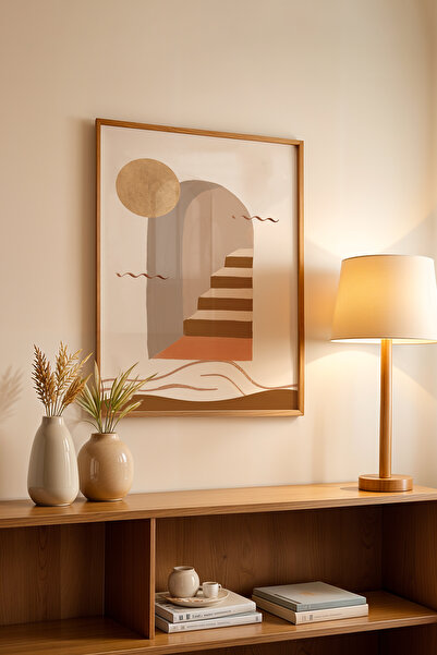 Basquiart Poster din seria Bohemian cu ramă din lemn, Tablou nr:16