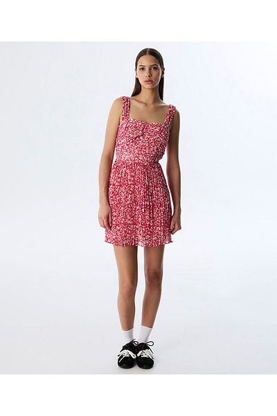 Twist PATTERNED MINI DRESS
