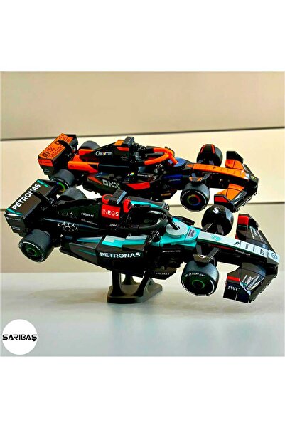 SARIBAŞ TEKNOLOJİ Speed Champions Yapım Oyuncakları - Formula 1 Model Araba U...