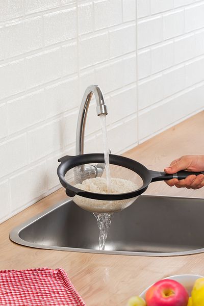 Porsima 3 Sizes Wire Strainer Set That Can Be Attached to the Pot - Un Sieve - Pasta Rice Strainer - Colander 14-18-22cm