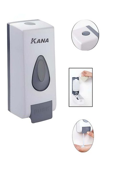 KANA Wall Mounted Soap Dispenser 360ml - Multi-purpose Liquid Hand Sanitizer & Soap Pump For Kitchen