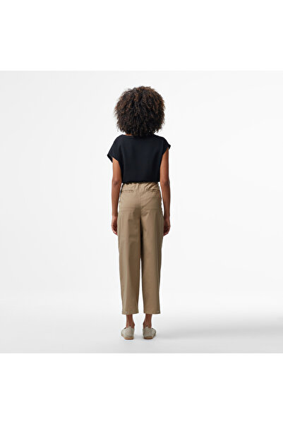 Nautica Kadın Kahverengi Regular Fit Pantolon