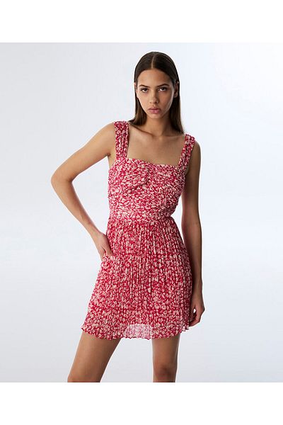 Twist PATTERNED MINI DRESS