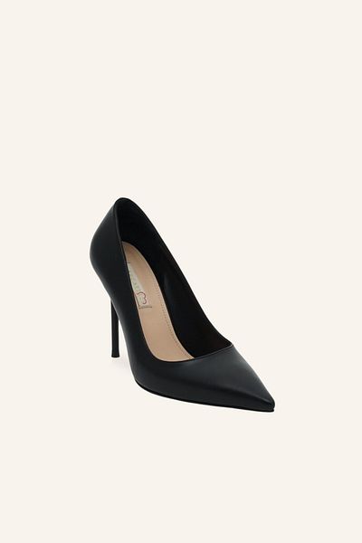 MARCATELLI Black Heeled Stiletto Shoes