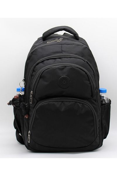 Bevitton Bvt-34600 Υδατοαπωθητικό Υφασμάτινο Σχολικό Τσάντα Unisex Σχολικό Σακίδιο Μαύρο