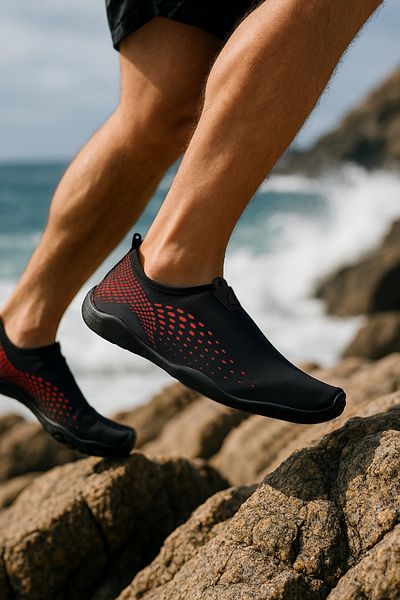 PAGANO Water Shoes - Red