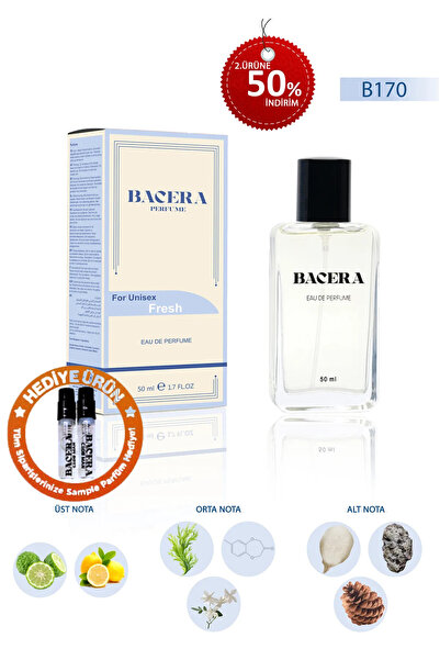BACERAPERFUME Bacera B170 MEGAMARE EDP Fresh Unisex Parfüm 50 Ml