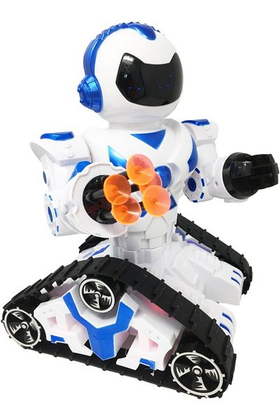 Salamandra Robot Tank Toy with Remote Control, Suction Cup Arrows, LED, Lights, Sounds SALAMANDRA KIDS®