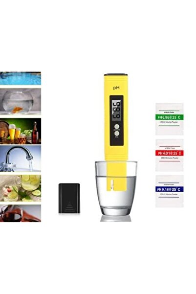 JOYTEC Ph Ölçer Dijital Akvaryum Sıvı Su Ölçme Ph Ölçer Alkali Ölçüm 0.01 Met...