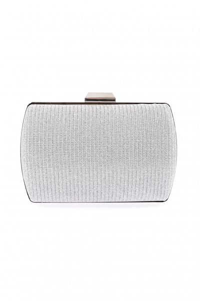 DGN Geantă portofoliu rochie de seară Cupra Silver pentru femei - 3873152