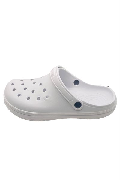 TECOS Garden or Medical Clogs for Men, Made of Eva Material, White, Size 41, 26.5 Cm