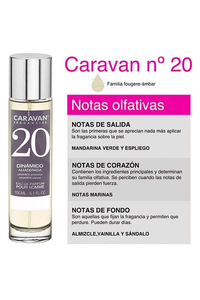 OEM Caravan Fragancias No. 20, Men, 150 ml