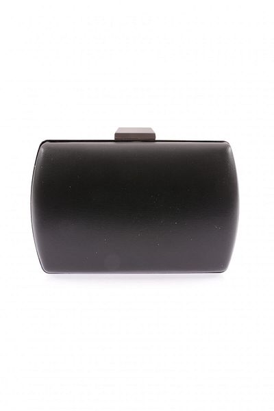 DGN Black Evening Dress Fabric Clutch Bag - 3873152